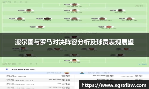 波尔图与罗马对决阵容分析及球员表现展望